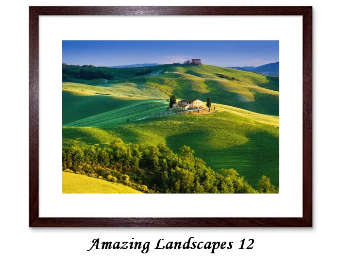 Amazing Landscapes Framed Print